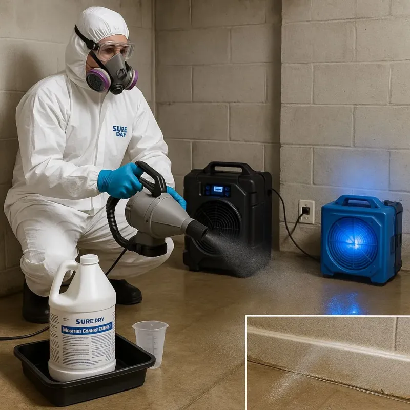 Sanitization and Odor Removal process in North Hills, CA
