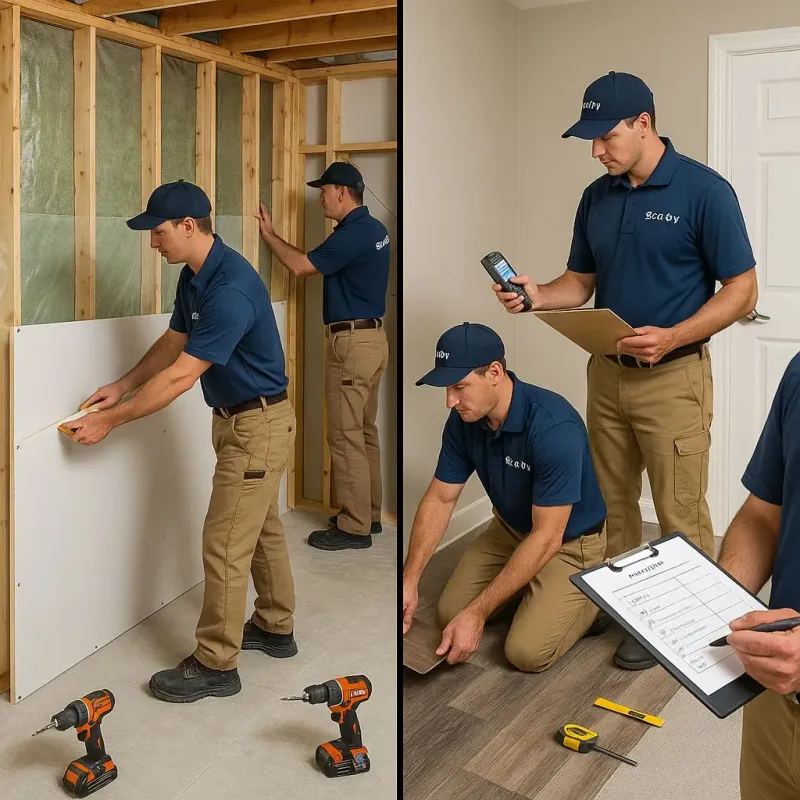 Repairs and Reconstruction process in North Hills, CA