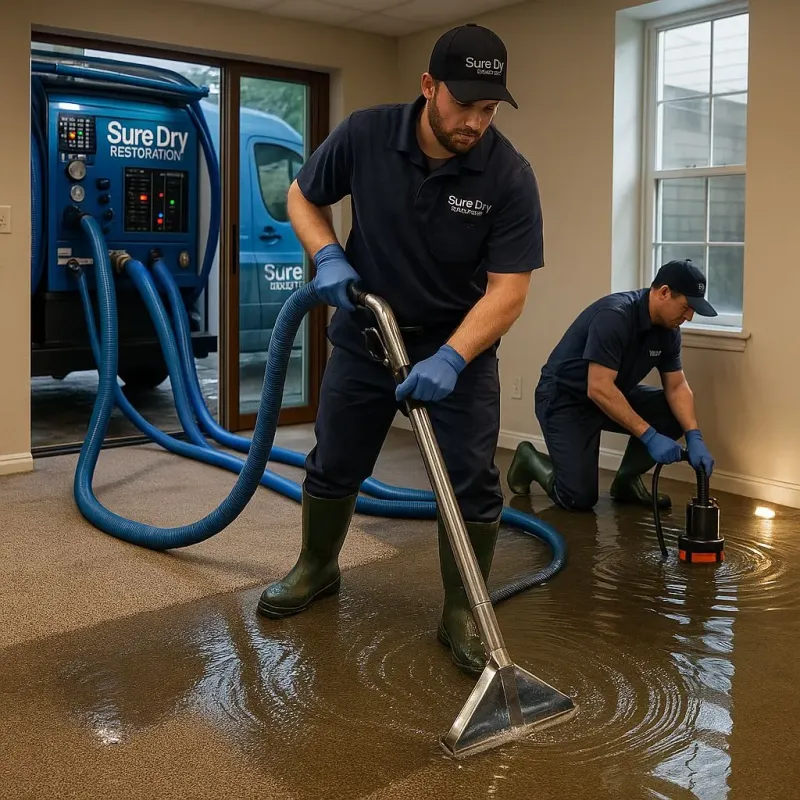 Water Extraction and Removal process in North Hills, CA